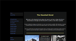 Desktop Screenshot of hauntedhovel.com