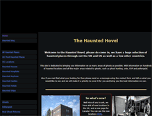 Tablet Screenshot of hauntedhovel.com